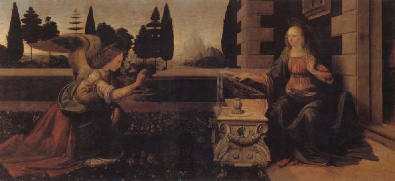 LEONARDO da Vinci The Annunciation